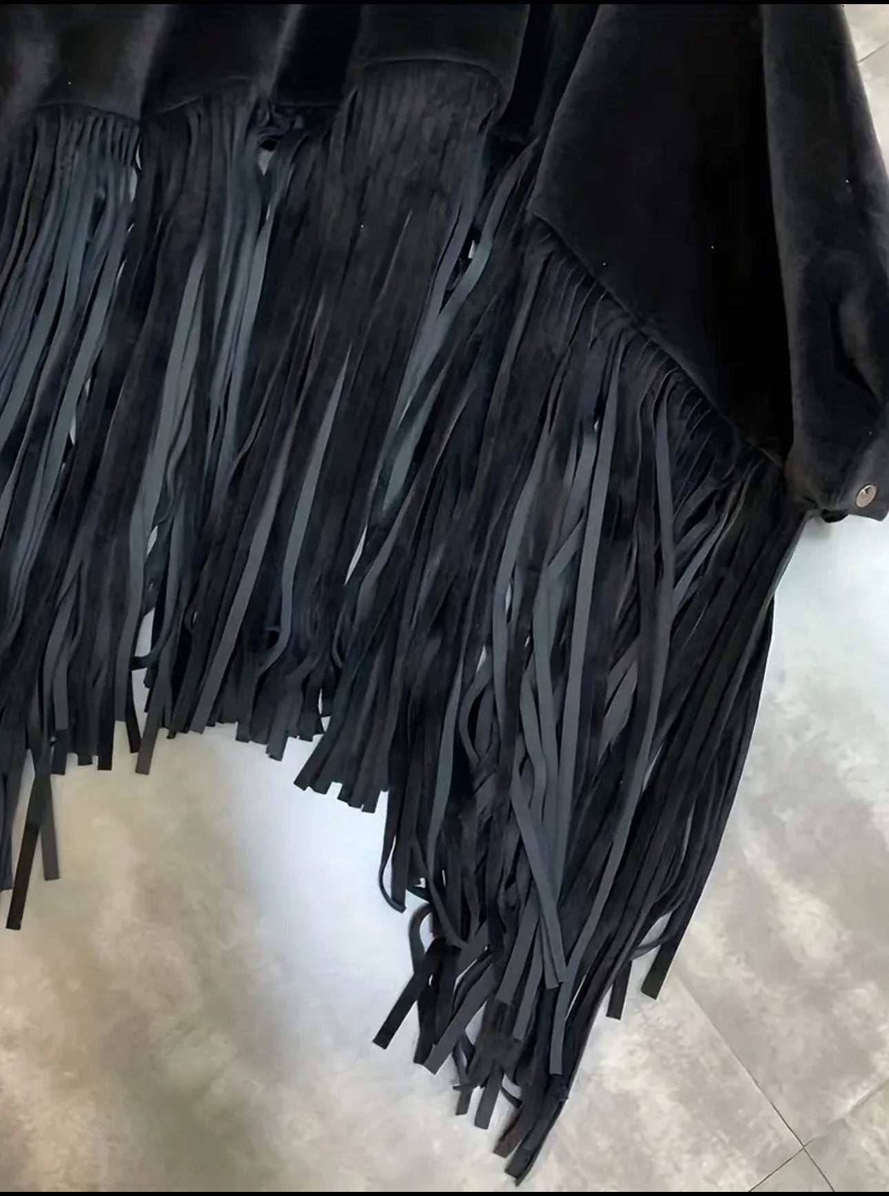Wilde Fringe Poncho