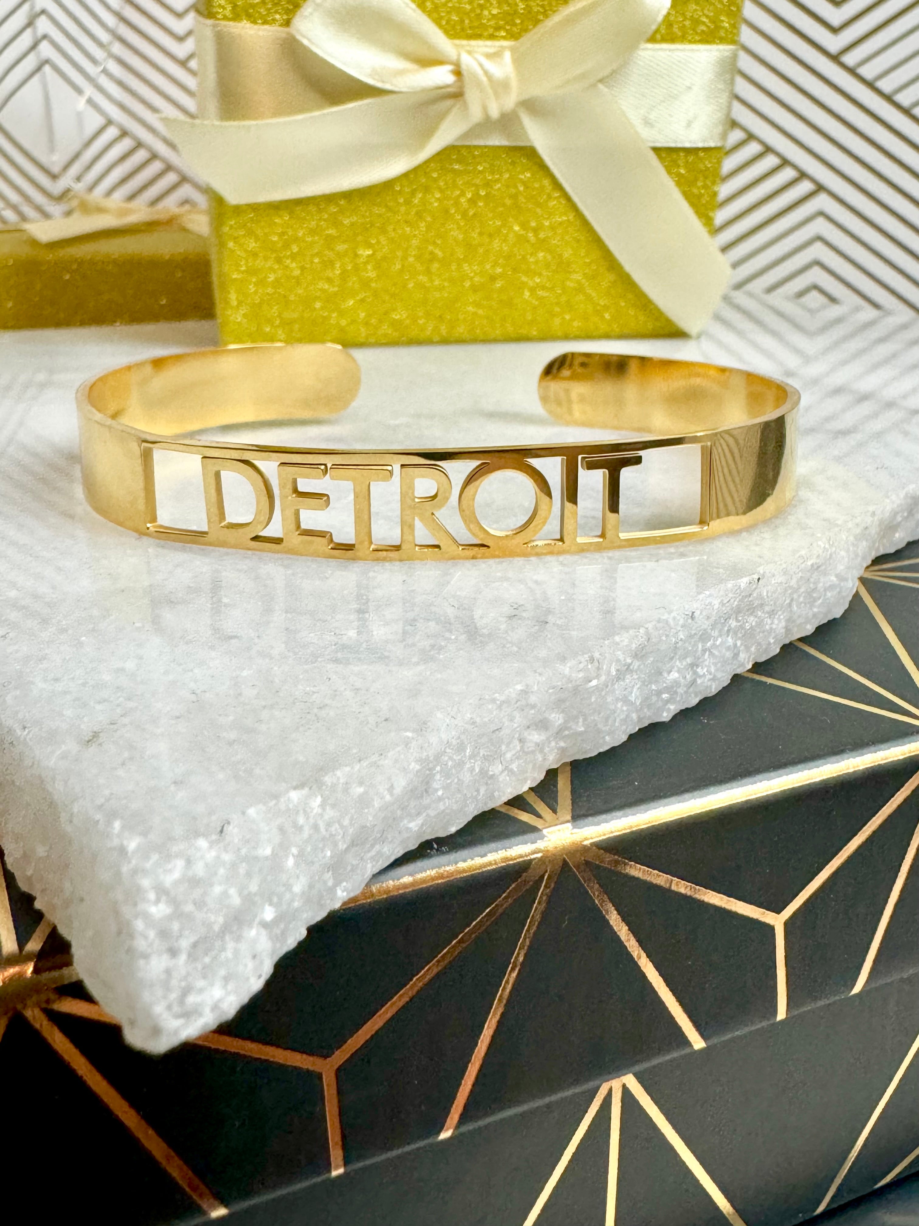 DETROIT Signature cuff  bracelet