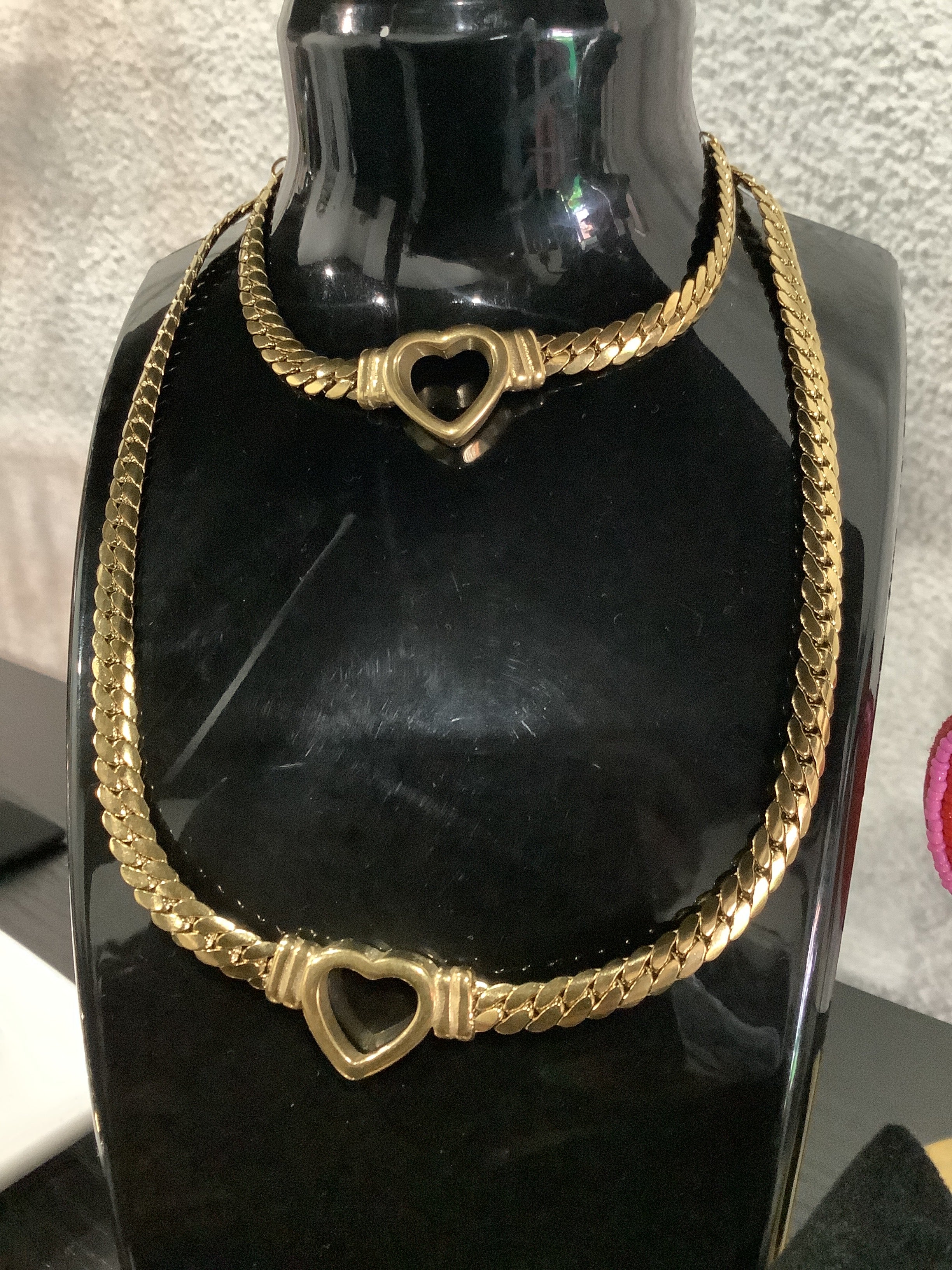 90’s Love Gold Heart set