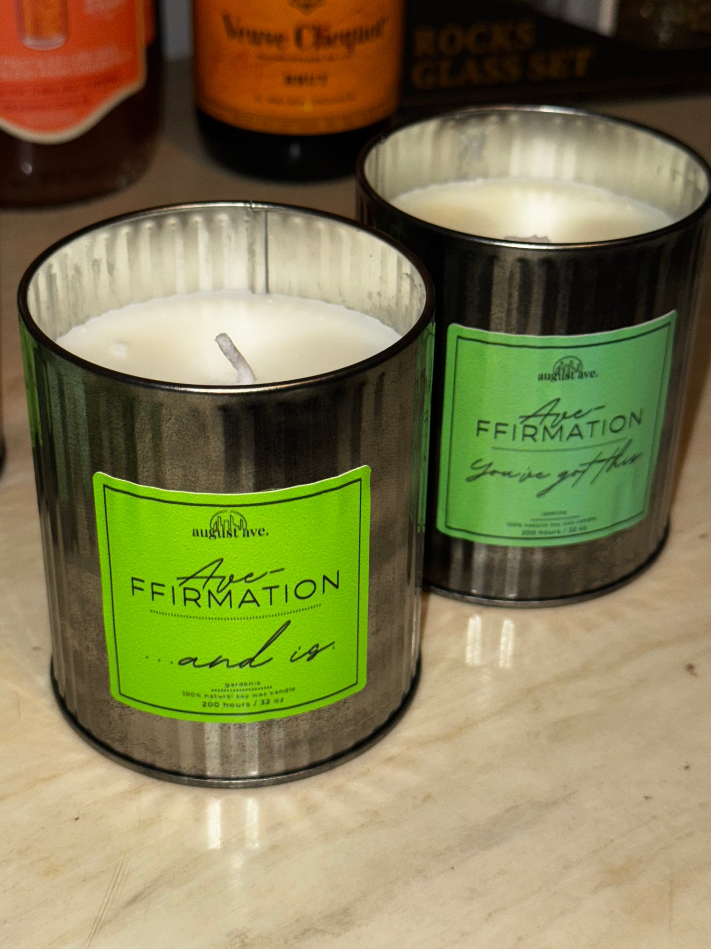 Ave-ffirmation candles