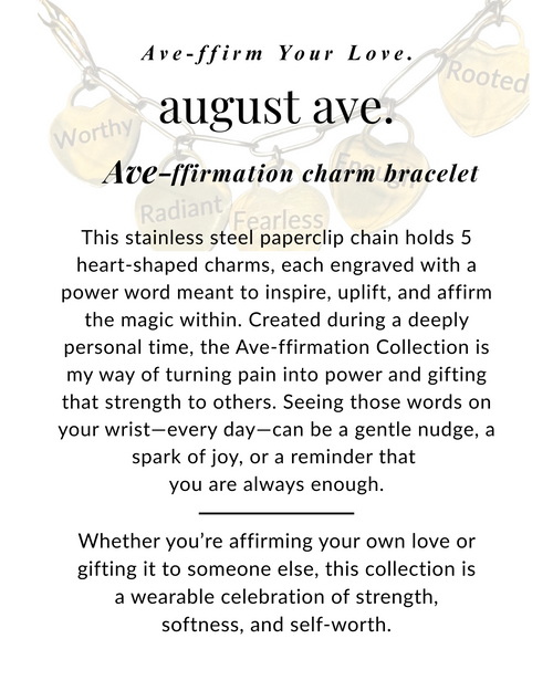 Ave-ffirmarion Charm Bracelets