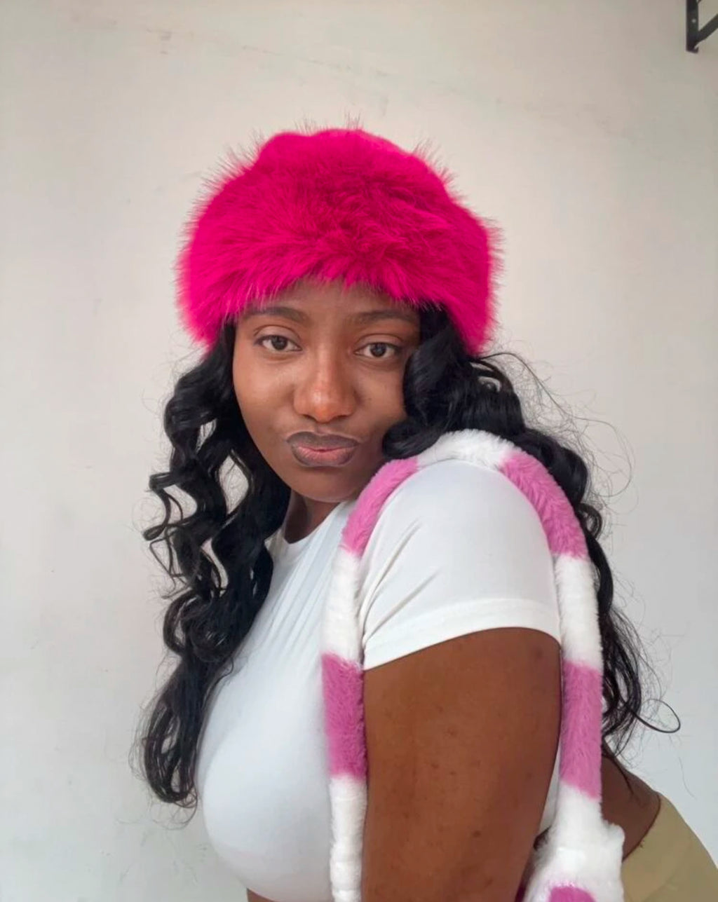 Faux Fur Hat Muff