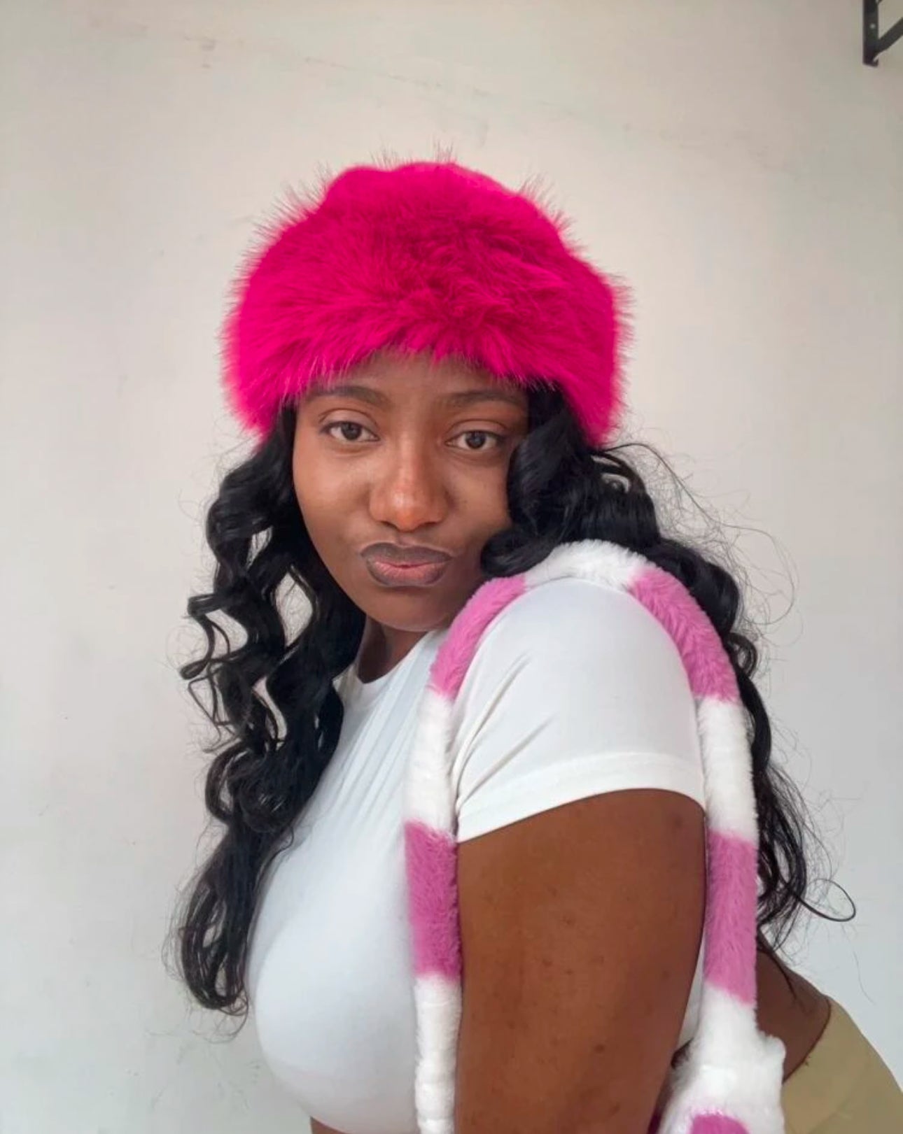 Faux Fur Hat Muff