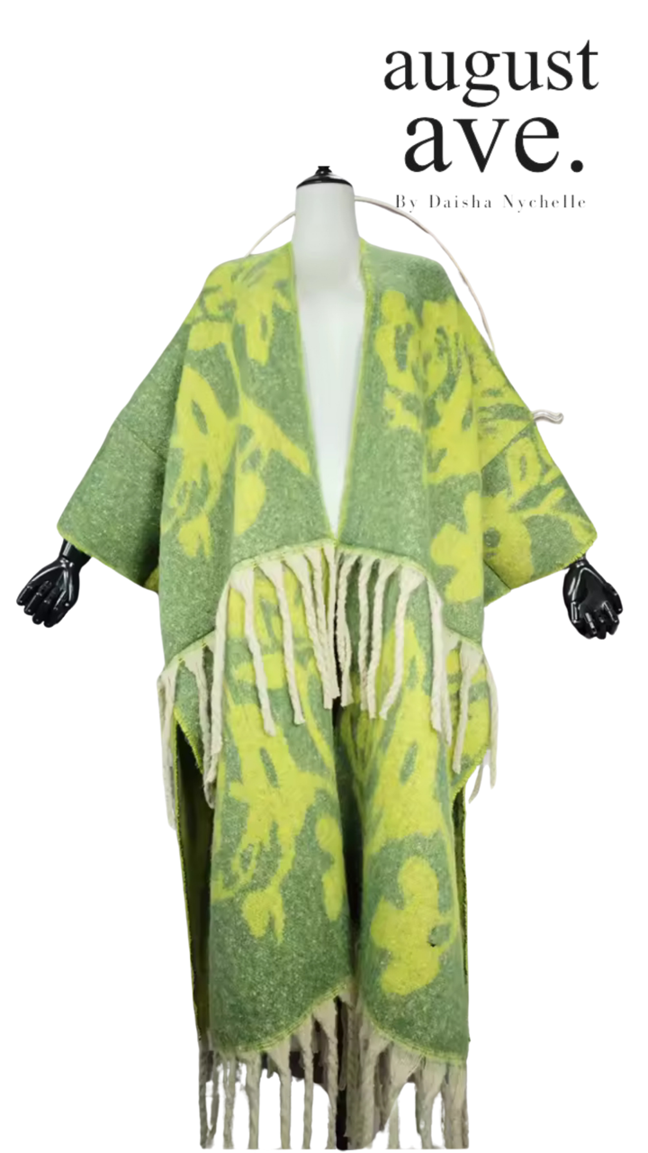 Peridot kimono sweater