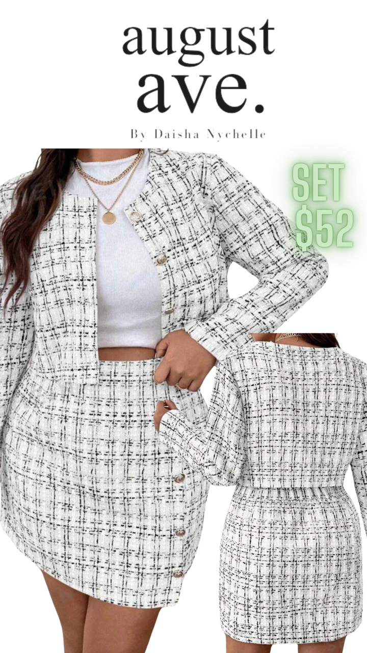 Clueless-esque tweed set