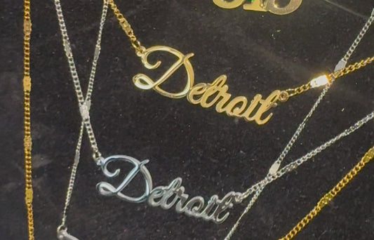 Fancy Detroit necklace