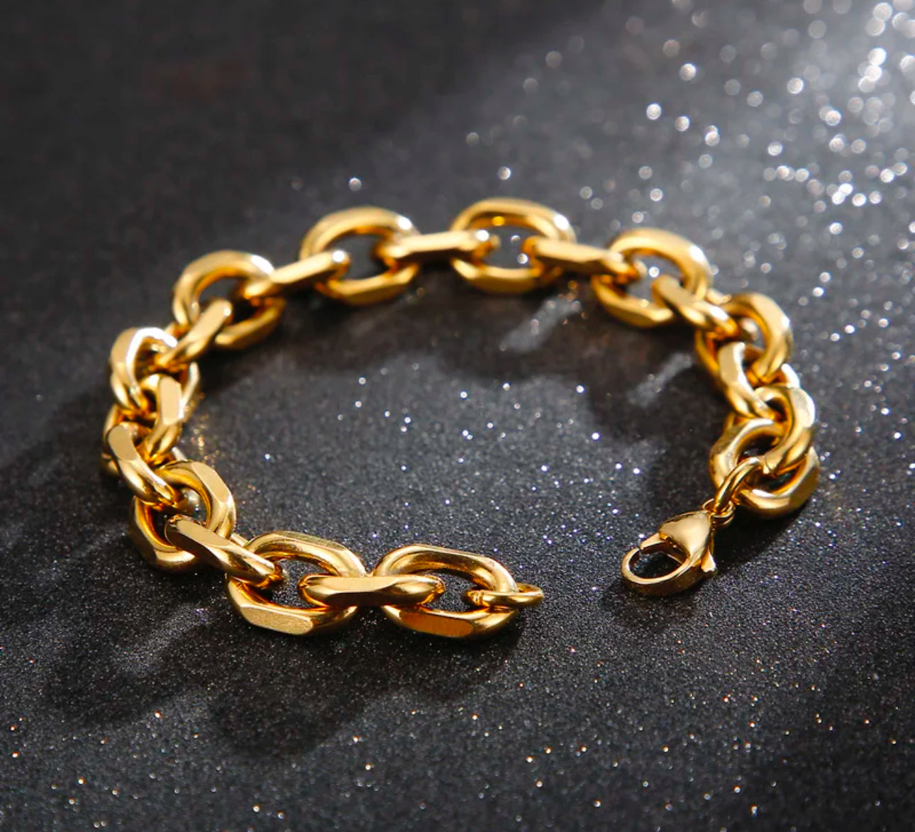 Linked in bracelet