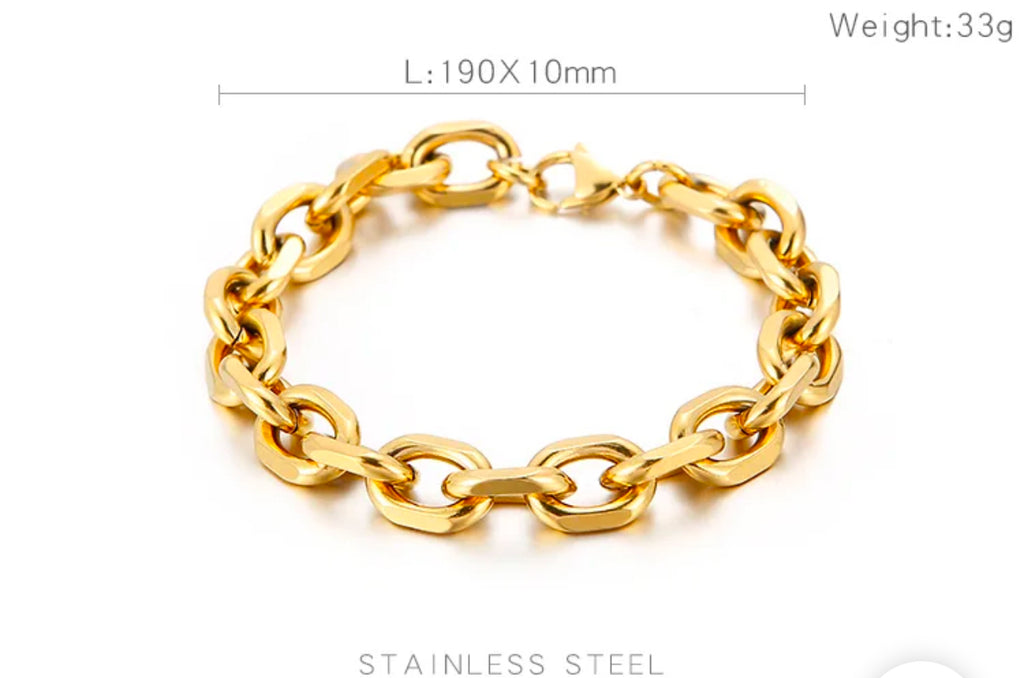 Linked in bracelet