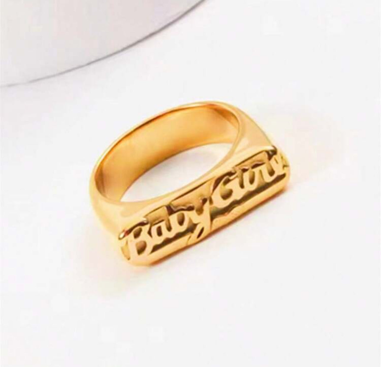 Babygirl Retro ring