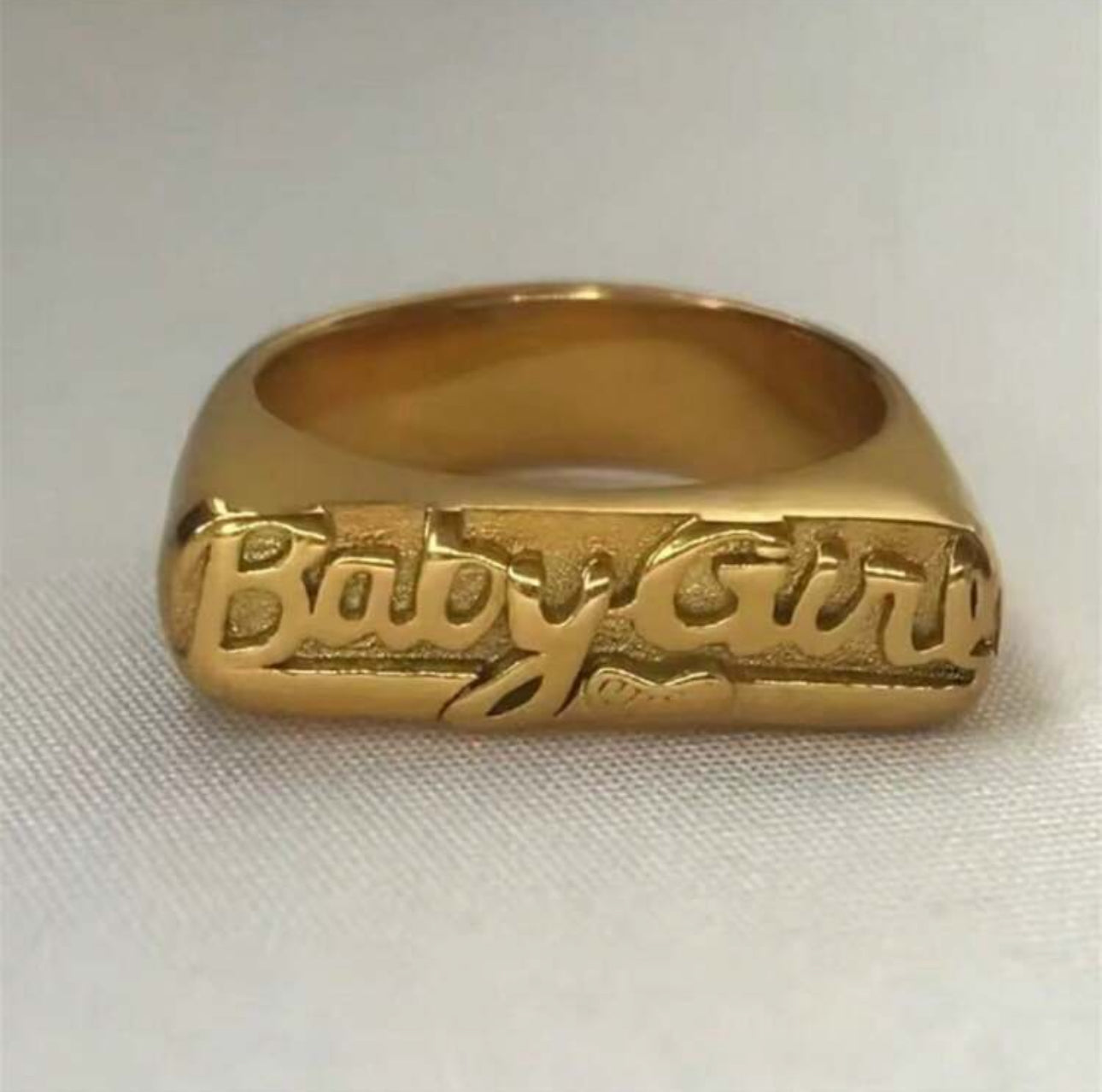 Babygirl Retro ring