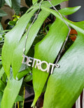 DETROIT Signature Block Necklace
