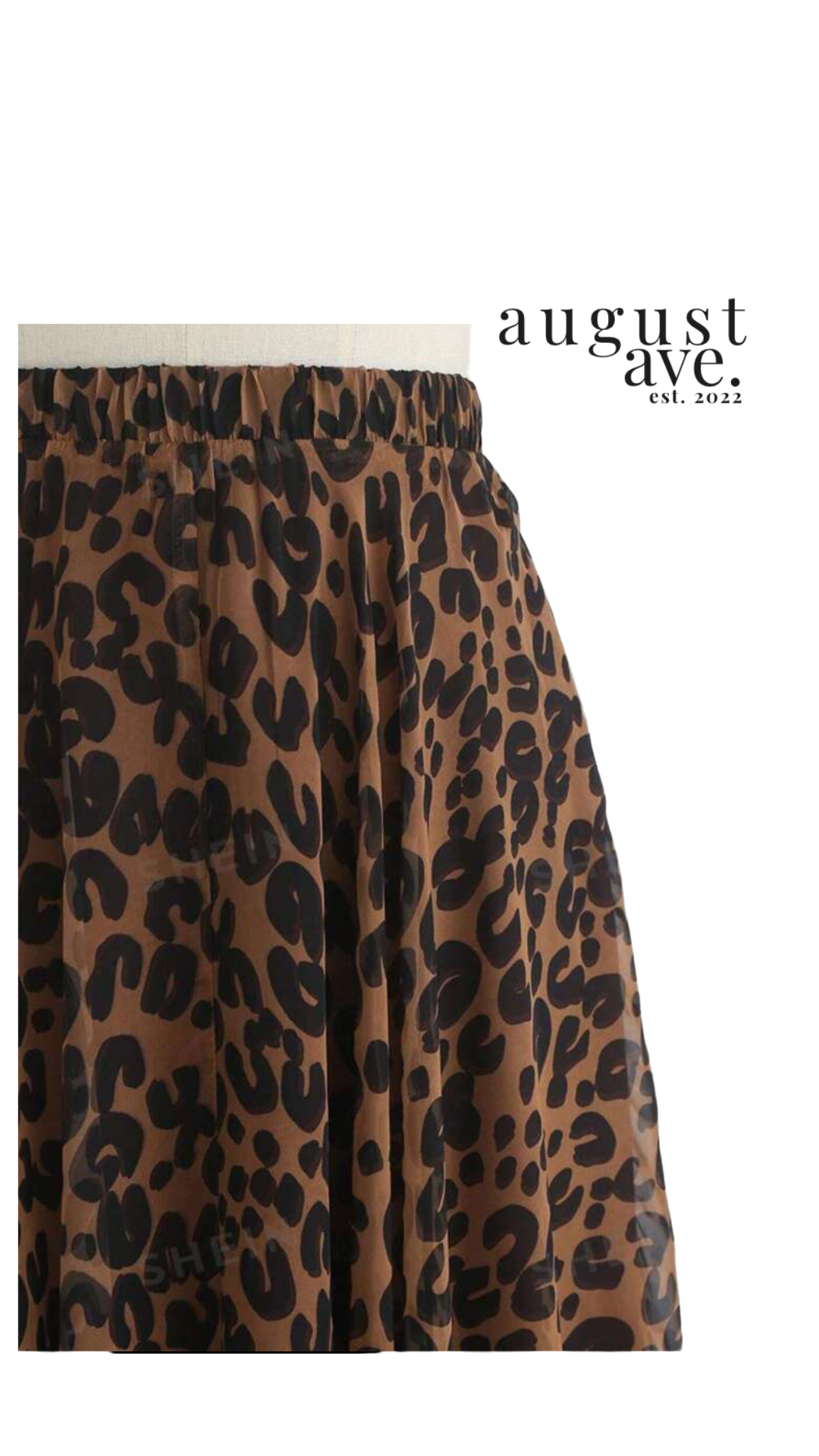 Leopard Luxe Maxi Skirt