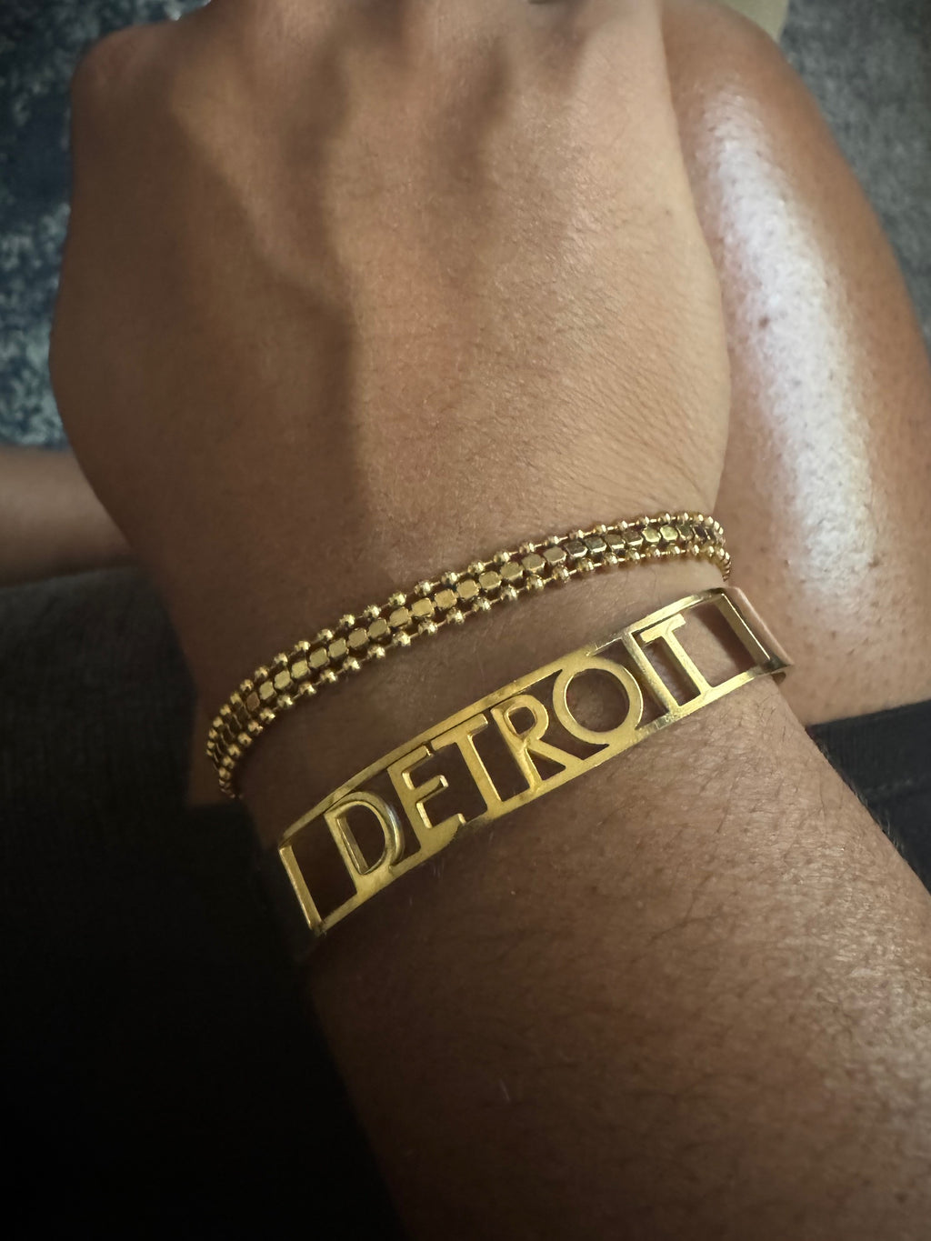 DETROIT Signature cuff  bracelet