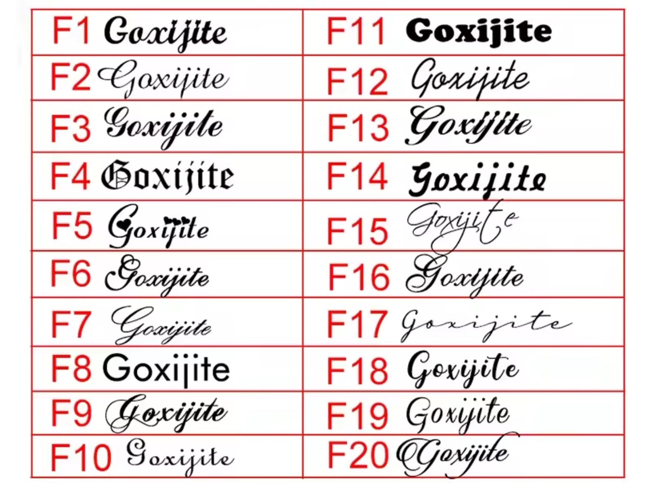 Essential Custom Nameplate