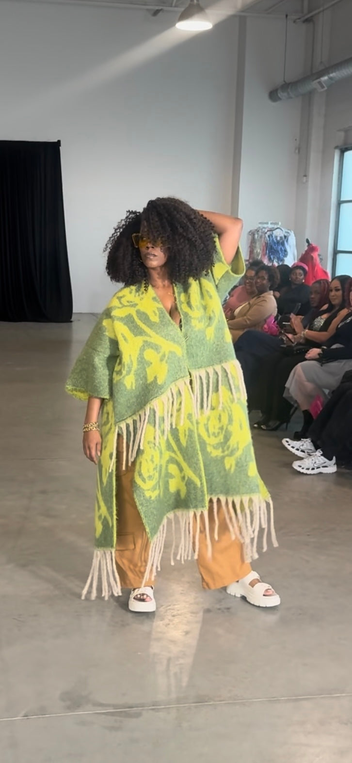 Peridot kimono sweater