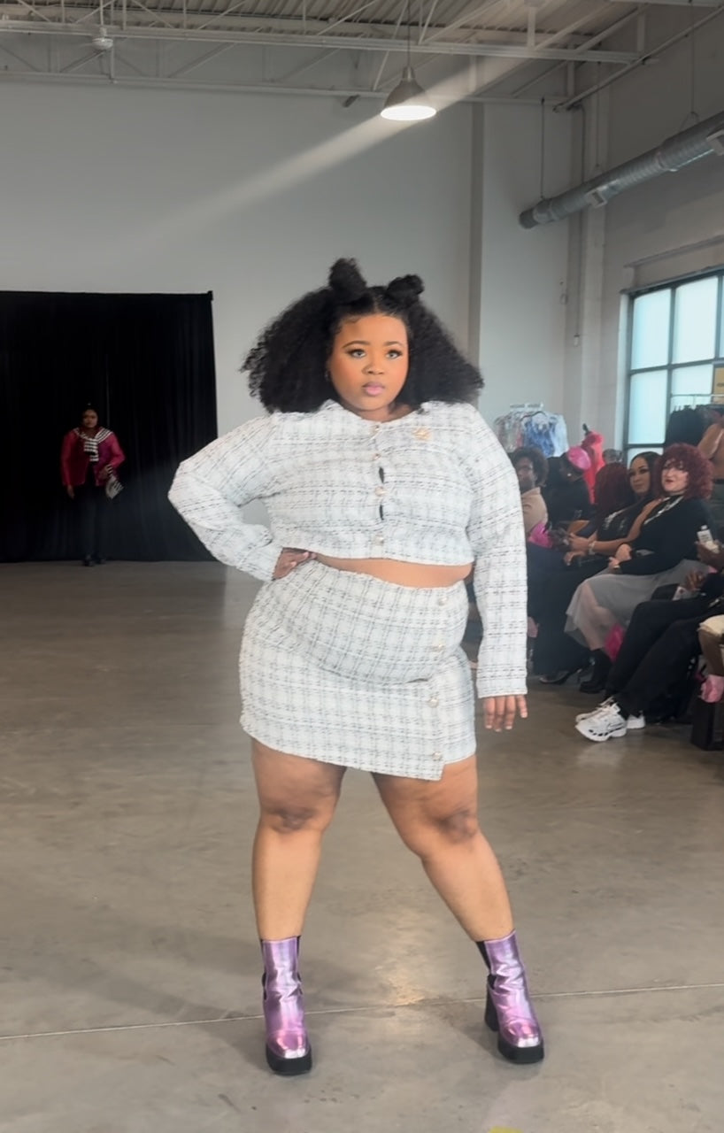 Clueless-esque tweed set