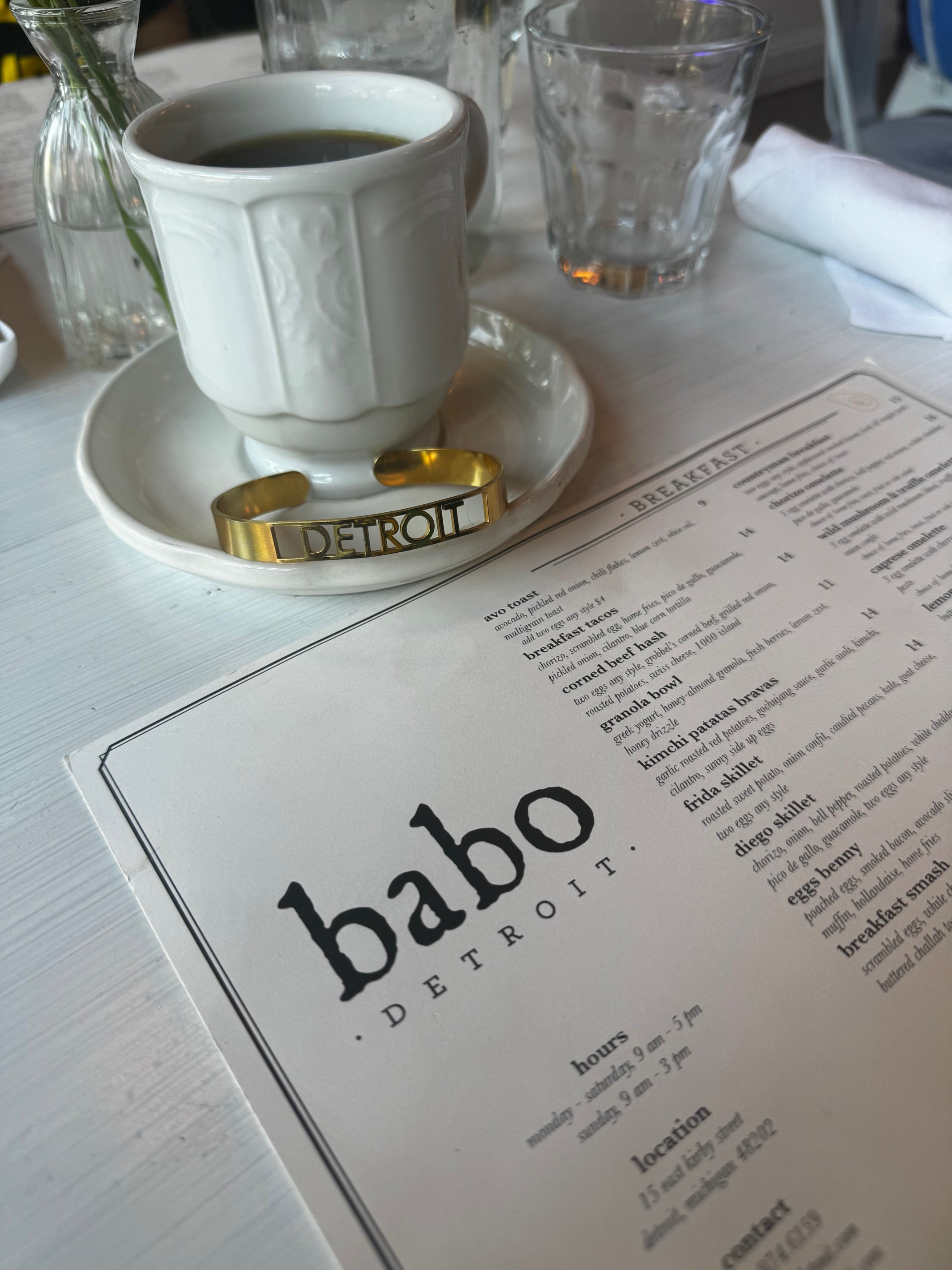 DETROIT Signature cuff  bracelet