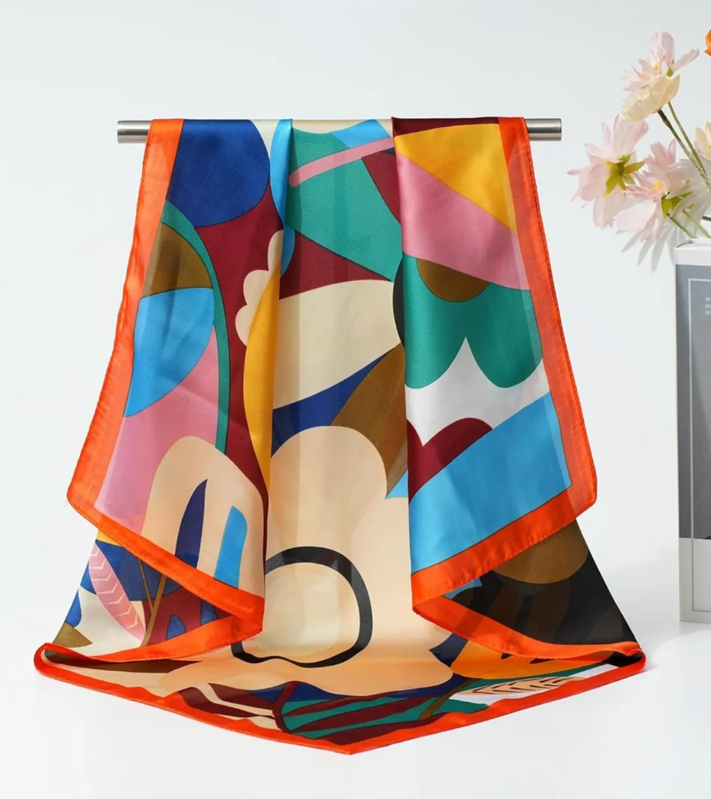 Wrapped Up Silk Scarf