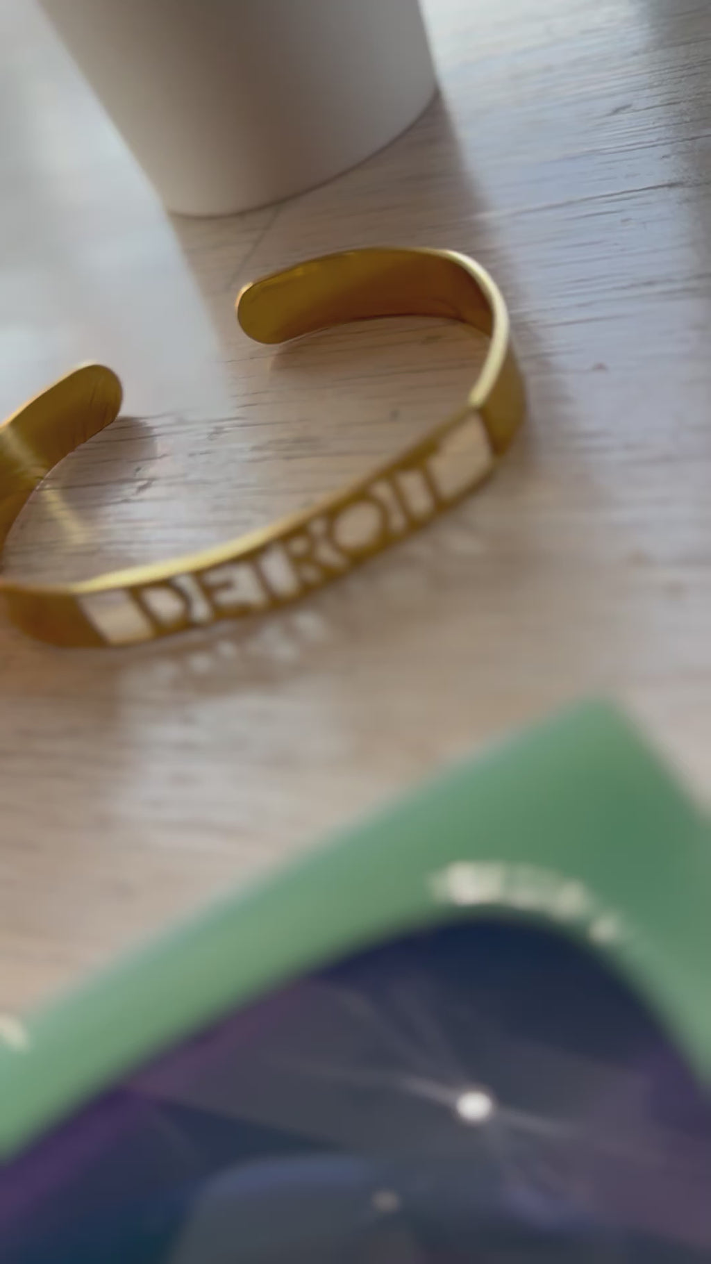 DETROIT Signature cuff  bracelet